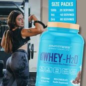 6 - Myfitness 100% WHEY-H2O Protein Isolate,  1.1 lb  Cafe Mocha 