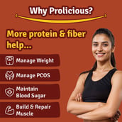 4 - Prolicious Protein Thins Snack Chips, Garlic Bread (Pack of 7) 50 g