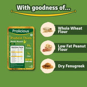 6 - Prolicious Protein Thins Snack Chips,  Methi Munch (Pack of 4)  50 g 