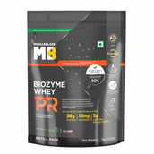 2 - MuscleBlaze Biozyme Whey PR, 2.2 lb Refill Pouch Molten Chocolate Cake
