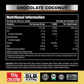 5 - One Science 100% Premium Whey Protein, 5 lb Chocolate Coconut - with Free 150g Creatine