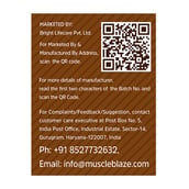 6 - MuscleBlaze High Protein Oats,  400 g  Dark Chocolate 