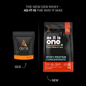 6 - AS-IT-IS Nutrition Whey Protein Concentrate 80%, 4.4 lb Unflavoured