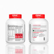 5 - GNC Pro Performance 100% Whey Protein & Steel Shaker Silver 750ml Combo, 4 lb Chocolate Fudge