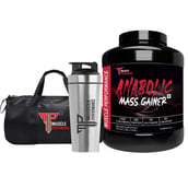 1 - Muscle Performance Anabolic Mass Gainer with Steel Shaker & Gym Bag Combo,  5.5 lb  Rabri Kulfi 