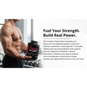 12 - Muscle Performance Anabolic Mass Gainer with Creatine Monohydrate 0.66 lbs & Gym Bag Combo, 5.5 lb Rabri Kulfi