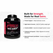 8 - Muscle Performance Anabolic Mass Gainer with Steel Shaker & Gym Bag Combo,  5.5 lb  Rabri Kulfi 