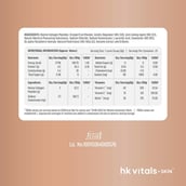 HealthKart HK Vitals Skin Radiance Collagen, 200 g and Glutathione Effervescent, 30 tablets Orange Combo