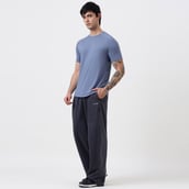 5 - MuscleBlaze Active Tee Half Sleeve,  Medium  Nardo Grey 