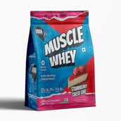 Gibbon Nutrition Muscle Whey,  2.2 lb  Strawberry Cheese Cake 