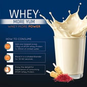 9 - AS-IT-IS Nutrition ATOM Whey Protein with Enzymes, 4.4 lb Kesar Kulfi