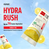 9 - GNC Hydra Rush,  15 sachets/pack  Citrus Salt 