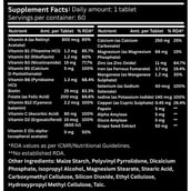 4 - Physic Nutrition Beta Flex Multivitamin, 60 tablet(s) Unflavoured