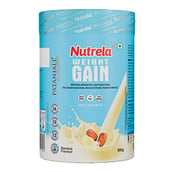 1 - Nutrela Weight Gainer, 1.1 lb Banana