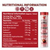 2 - Potencia Apple Cider Vinegar Effervescent 750mg, 15 tablet(s) Apple Burst (Pack of 3)