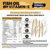 2 - White Wolf Triple Strength Fish Oil with Vitamin E, 60 capsules