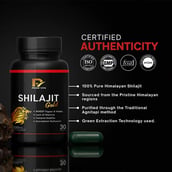 3 - PRIME VITA Shilajit Gold 1000mg,  30 capsules 
