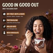 MuscleBlaze High Protein Oats 50g x 6 Pack Cocoa Rich Chocolate&nbsp;