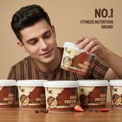 MuscleBlaze High Protein Oats 50g x 6 Pack Blue Tokai Cafe Mocha
