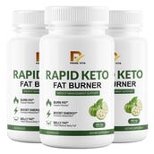 1 - PRIME VITA Rapid Keto Fat Burner 800mg,  60 capsules  Unflavoured (Pack of 3) 