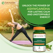 5 - Pure Nutrition Organic Ashwagandha,  120 tablet(s) 