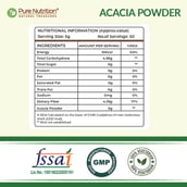 2 - Pure Nutrition Acacia Powder,  250 g  Unflavoured 
