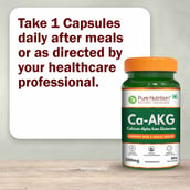 6 - Pure Nutrition Ca-AKG 500mg, 30 veggie capsule(s) Unflavoured