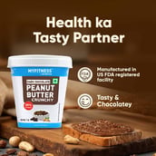 4 - Myfitness by brnd.me Dark Chocolate Peanut Butter, 1 kg Crunchy