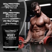 4 - Nakpro Whey Platinum Whey Protein Isolate, 2.2 lb Chocolate