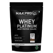 1 - Nakpro Whey Platinum Whey Protein Isolate, 2.2 lb Chocolate Cream