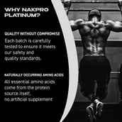 6 - Nakpro Whey Platinum Whey Protein Isolate, 2.2 lb Chocolate Cream