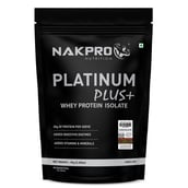 1 - Nakpro Platinum Plus+ Whey Protein Isolate, 2.2 lb Chocolate