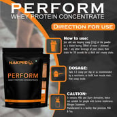 5 - Nakpro Perform Whey Protein Concentrate, 2.2 lb Cookies & Cream