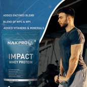 6 - Nakpro Impact Whey Protein, 2.2 lb Cookies & Cream (Pack of 2)