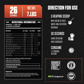 3 - Exalt Supps True Giant Premium Mass Gainer, 7 lb Chocolate