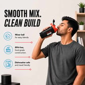 7 - AS-IT-IS Nutrition One Shaker,  Black  400 ml 
