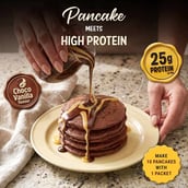 MuscleBlaze High Protein Pancake 200g x 2 Pack Choco Vanilla
