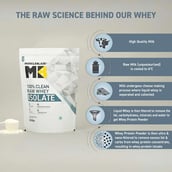 8 - MuscleBlaze Raw Whey Isolate, 4.4 lb 100% Clean Whey Unflavoured 2
