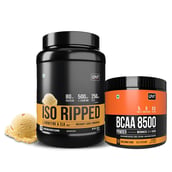1 - QNT ISO Ripped 2.2 lb Kesar Malai Kulfi with BCAA 8500 Combo, 0.39 lb Navel Orange