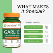 5 - Pure Nutrition Garlic, 60 veggie capsule(s)