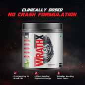 4 - MuscleBlaze Pre Workout WrathX,  1.12 lb  Sour Green