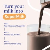 5 - Supermilk Gritzo 7-9 yrs Girl Weight+, 400 g Double Chocolate