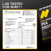 5 - Nutrabay Gold Pea Protein,  0.09 lb  French Vanilla (Single Serve) 