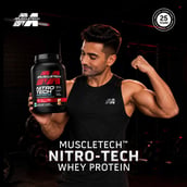 6 - MuscleTech NitroTech Whey Protein,  2 lb  Cappuccino 