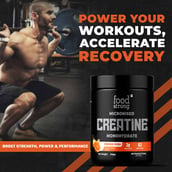 2 - Foodstrong Micronised Creatine Monohydrate,  Orange Rush  0.68 lb 