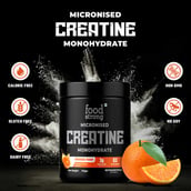 7 - Foodstrong Micronised Creatine Monohydrate,  Orange Rush  0.68 lb 