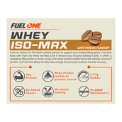 9 - Fuel One Whey Iso-Max,  2.2 lb  Cafe Mocha