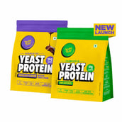 1 - Yogabar Fermented Yeast Protein Combo Pack, 1.1 lb Unflavoured & Chocolate