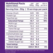 6 - Yogabar Dark Chocolate Peanut Butter,  400 g  Crunchy 