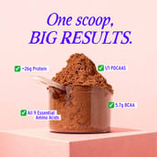 8 - Yogabar Fermented Yeast Protein Combo Pack, 1.1 lb Unflavoured & Chocolate